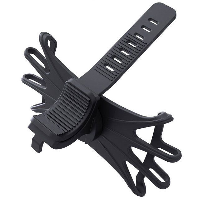Alogy Uchwyt rowerowy Spider TPU Bike Holder do telefonu Silikonowy na rower motor hulajnoga quad Czarny