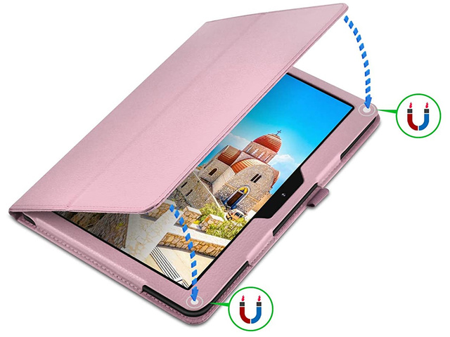Alogy Etui na tablet stojak do Lenovo Tab M10 10.1 TB-X505 F/L Różowe