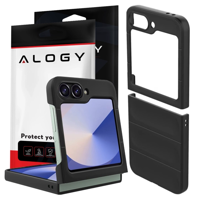 Etui ochronne na telefon Magic Shield obudowa plecki case do Samsung Galaxy Z Flip 6 Czarne