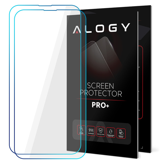 Alogy 2x Szkło hartowane do telefonu na ekran do Apple iPhone 14 Plus/ 14 Pro Max