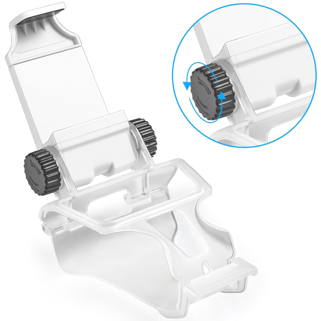 Uchwyt na telefon do Pada Gamepada do Sony PlayStation 5 PS5 DualSense Mocowanie klips Biały