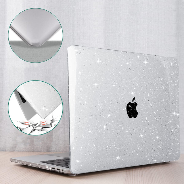 Alogy Etui Hard Case do Apple MacBook Pro 13 2016-2020 Glitter Clear