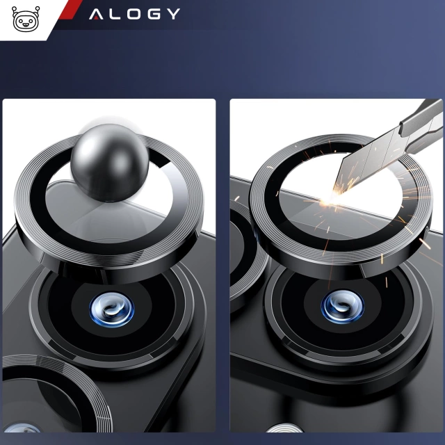 Alogy Lens Protector PRO+ Szkło do Samsung Galaxy S25 Plus osłona na aparat obiektyw nakładka ochronna