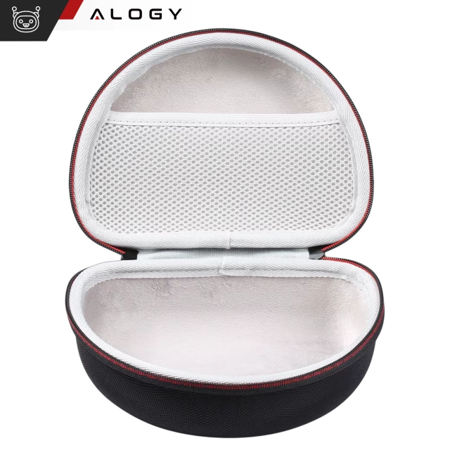 Etui ochronne na słuchawki do JBL Tune 600/510/500/460/450 Alogy Hard Case obudowa ochronna na zamek Czarne