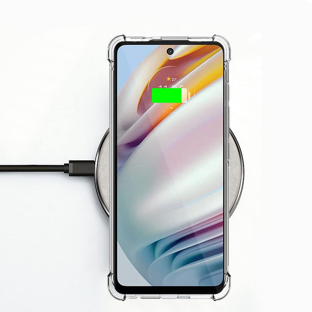 Alogy Etui na telefon pancerne ShockProof do Motorola Moto G60s Przezroczyste