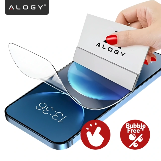 Folia hydrożelowa do Apple iPhone 17 Air – elastyczna ochrona ekranu, samoregeneracja, pełne dopasowanie i wysoka przejrzystość – Alogy Hydrogel Film™