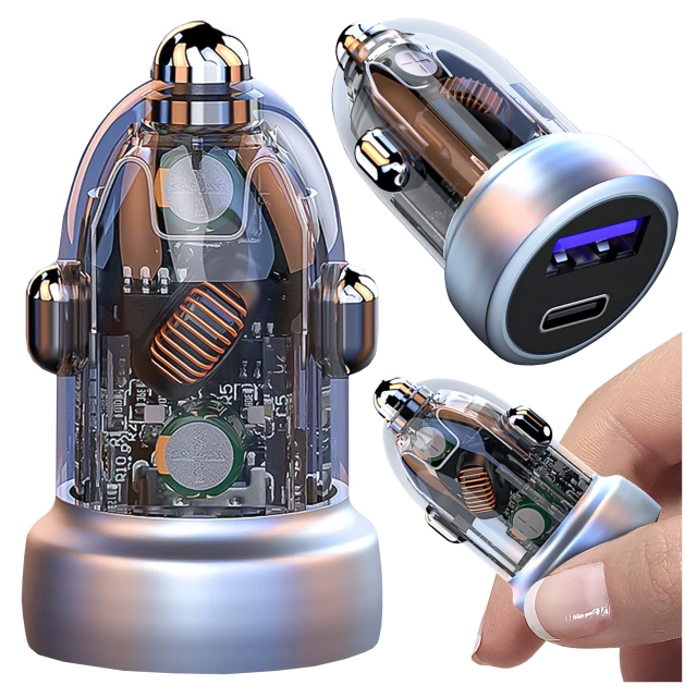 Ładowarka samochodowa Szybkie ładowanie QC3.0 PowerDelivery PD Alogy Car Charger 33W USB USB-C