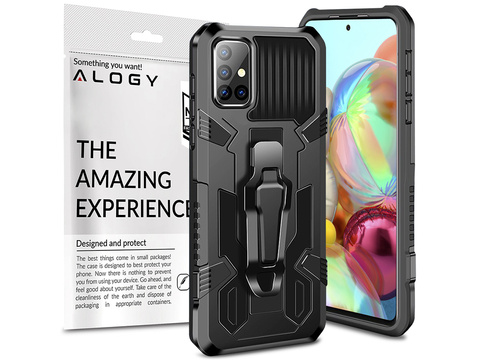 Alogy Etui na telefon pancerne z podstawką do Samsung Galaxy A51 5G