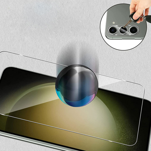 3x Szkło hartowane na ekran 9h + Szkło na obiektyw  Alogy Glass Pack do Samsung Galaxy S23+ Plus 