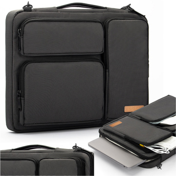 Alogy Torba Etui na MacBooka, laptopa, tableta 15.6" z paskiem na ramię Czarna
