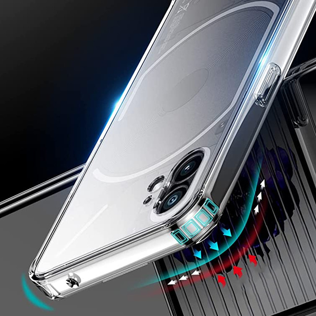 Alogy Etui ochronne na telefon obudowa Hybrid Case do Nothing Phone 1 Przezroczyste