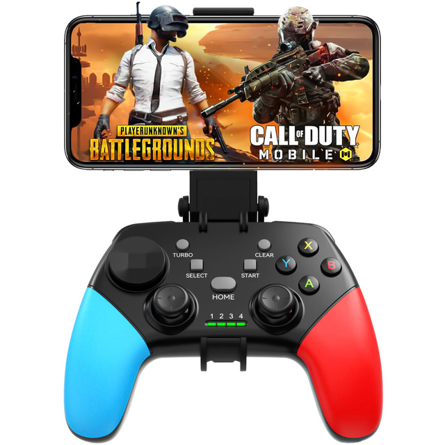 Gamepad Alogy Pad bezprzewodowy z uchwytem na telefon Gaming Set Czarny