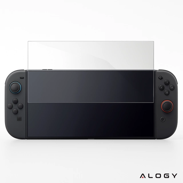 2x Szkło Hartowane do Nintendo Switch 2 2025 ochronne szkiełko na ekran 9H Alogy Heavy Pro+™️ [2szt]