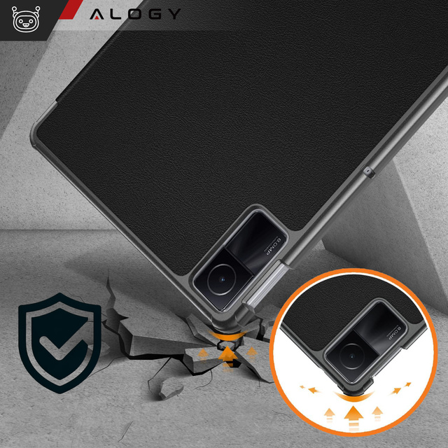 Etui na tablet do Xiaomi Redmi Pad SE 2023 11" obudowa ochronna z klapką Case Alogy Book Cover Czarne