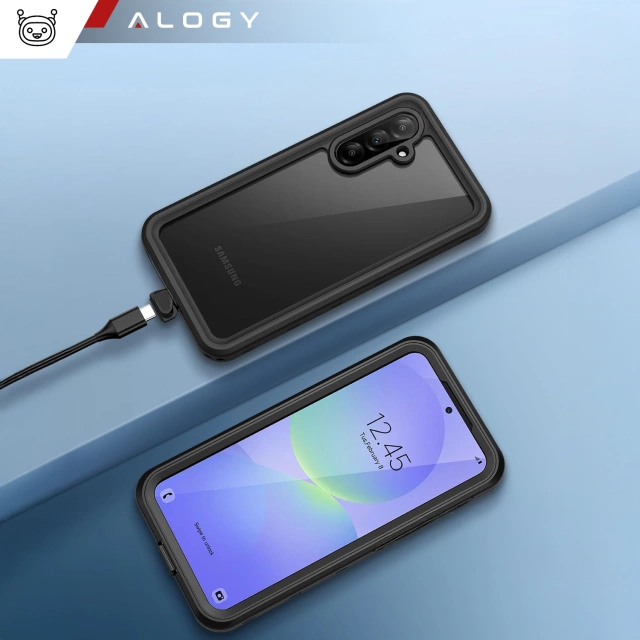 Etui Wodoodporne do Samsung Galaxy A36 5G / A56 5G Alogy HydroArmor™ IP68 Case z przezroczystym tyłem Pancerna obudowa 360