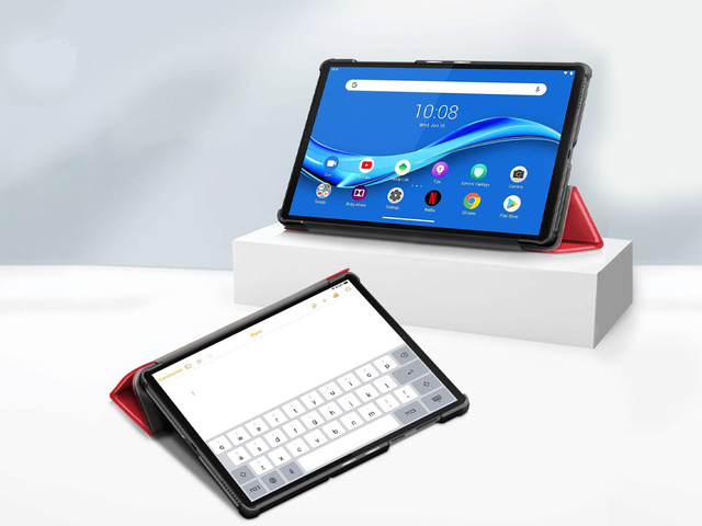 Alogy Etui do tabletu Smart Book do Lenovo M10 Gen 2 TB-X306 Czerwone