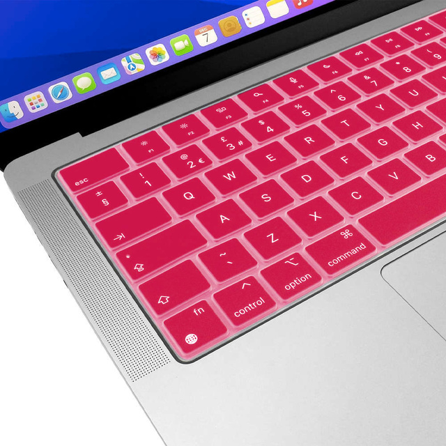 Alogy Nakładka ochronna silikonowa na klawiaturę do Apple Macbook Pro 14/16 M1 2021 A2442/A2485 Przezroczysta