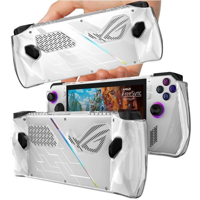 Alogy Etui do konsoli Asus Rog Ally Clear Case obudowa pokrowiec silikonowe nakładka przezroczyste