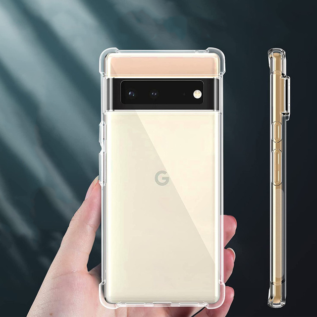 Alogy Etui na telefon pancerne ShockProof do Google Pixel 6 Przezroczyste