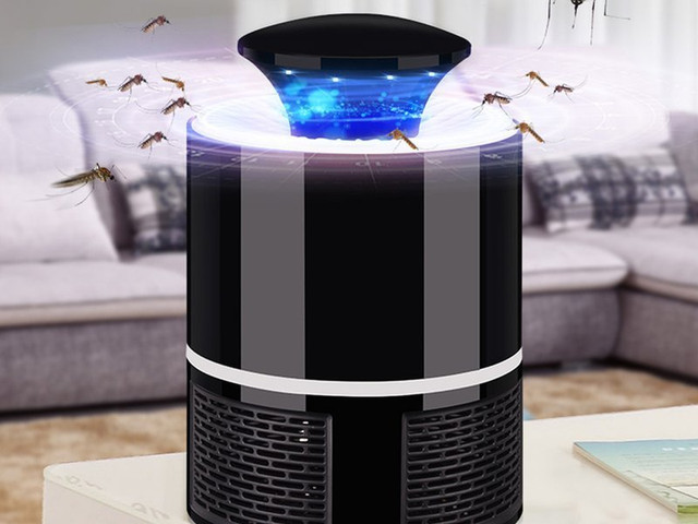 Alogy Lampa owadobójcza UV na owady USB Lightning Mosquito Lamp czarna