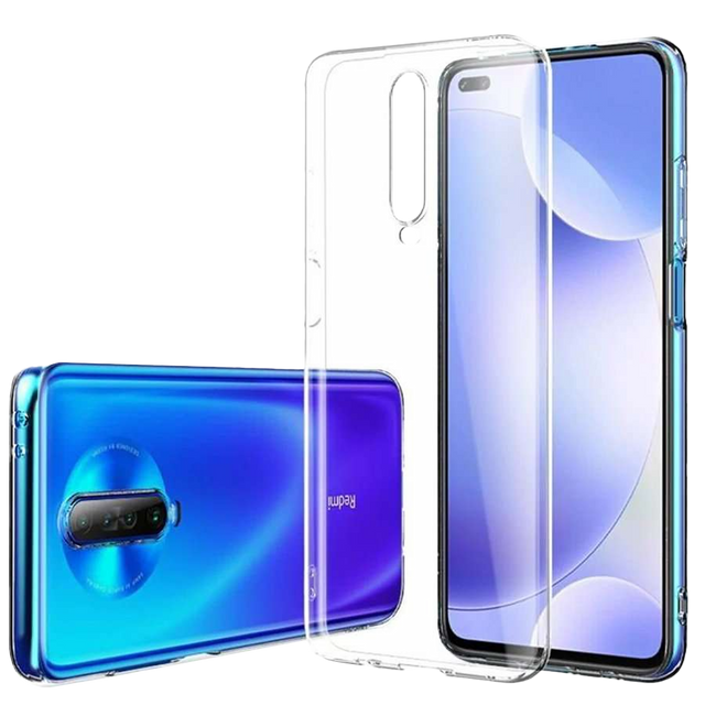 Etui na telefon silikonowe do Xiaomi Redmi K30/ Poco X2 silikonowe przezroczyste
