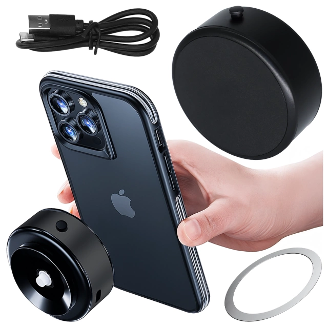 Uchwyt samochodowy magnetyczny do MagSafe Alogy MagMount™ Pro na deskę rozdzielczą kokpit pierścień Czarny