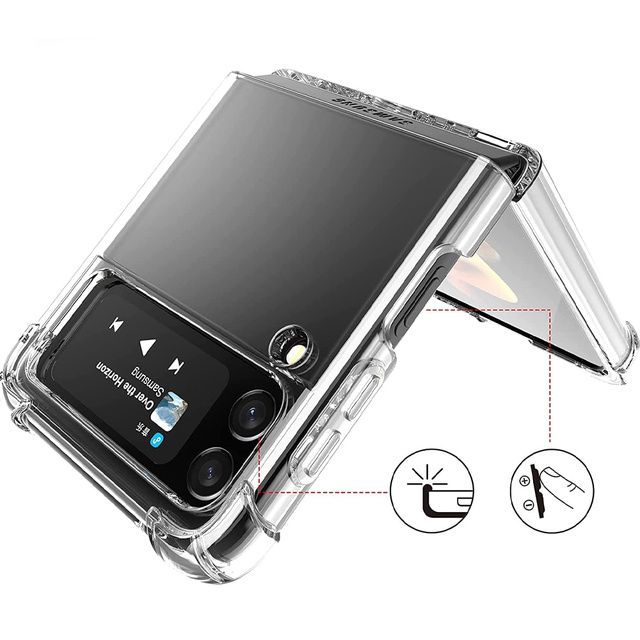 Alogy Etui na telefon pancerne ShockProof Case do Samsung Galaxy Z Flip 3 5G Clear