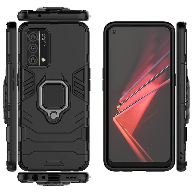 Alogy Etui na telefon Stand Ring Armor do Realme GT Master Edition Czarne