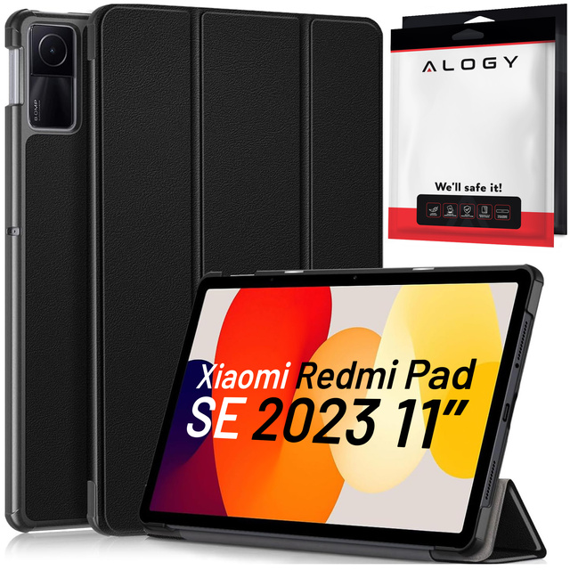 Etui na tablet do Xiaomi Redmi Pad SE 2023 11" obudowa ochronna z klapką Case Alogy Book Cover Czarne