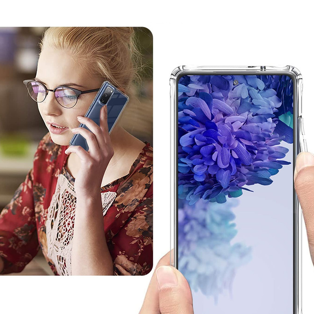 Alogy Etui ochronne obudowa Hybrid Clear Case do Samsung Galaxy S20 FE / S20 FE 5G Przezroczyste
