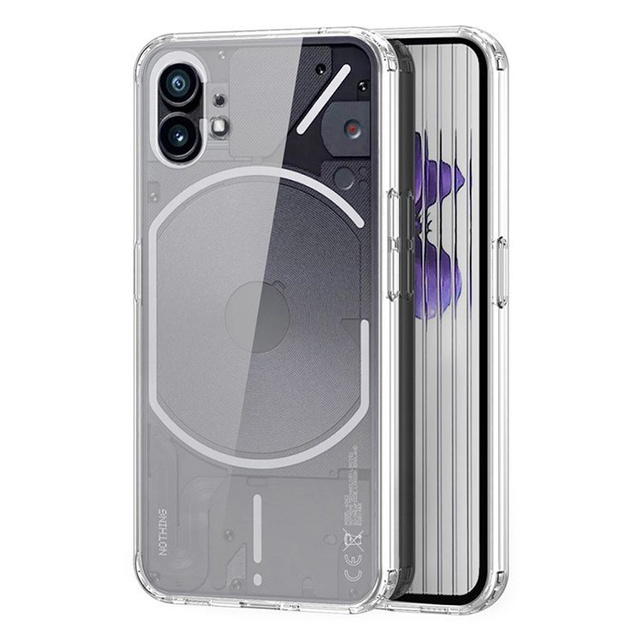 Alogy Etui ochronne na telefon obudowa Hybrid Case do Nothing Phone 1 Przezroczyste