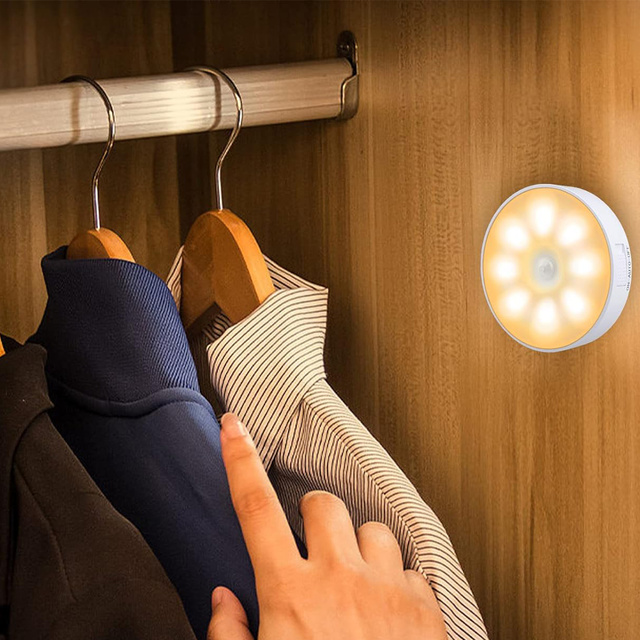 3x Alogy Lampka LED z czujnikiem ruchu Sensor Light Bezprzewodowa lampa nocna oświetlenie meblowe Światło ciepłe