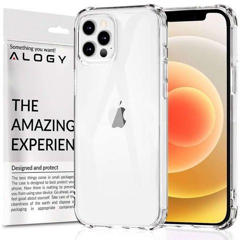 Alogy Etui na telefon ShockProof do Apple iPhone 12 Pro Max przezroczyste