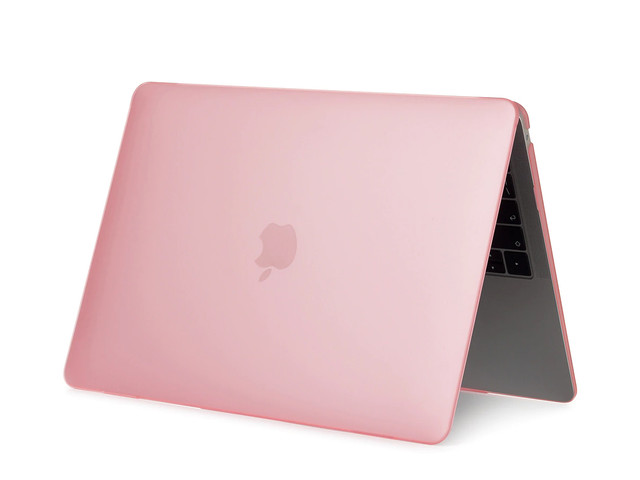 Etui Alogy Hard Case mat do Apple MacBook Air 13 2021 2020 M1 2019 2018 A2337 A2179 A1932 Różowy