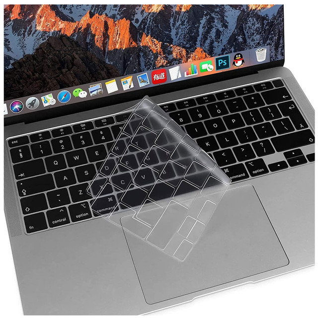 Alogy Nakładka ochronna osłona na klawiaturę do Apple Macbook Air 13 2022 M2 A2681 Przezroczysta