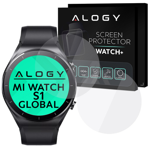 Alogy 2x Szkło Hartowane do smartwatcha do Xiaomi Mi Watch S1 Global