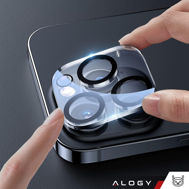 Alogy Hybrid Case Etui pancerne + 2x Szkło na ekran + 2x obiektyw do Apple iPhone 14 Pro Max Zestaw 5w1