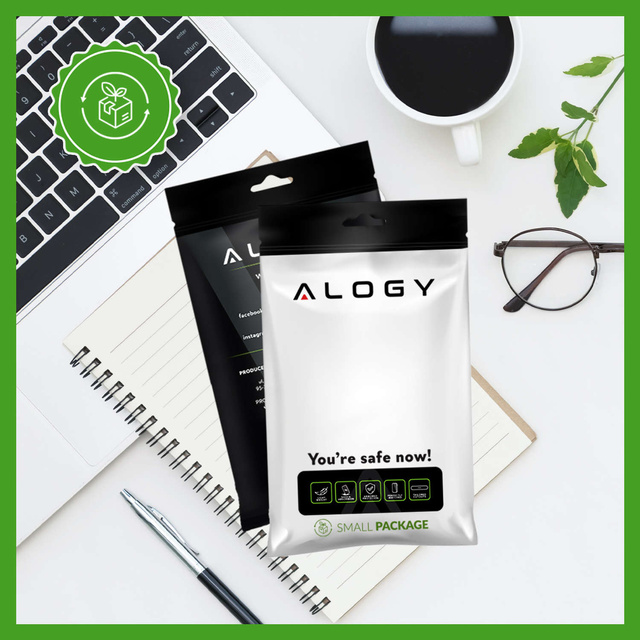 Alogy Protective Case Etui na telefon obudowa ochronna do Apple iPhone 14 Czarno-przezroczyste