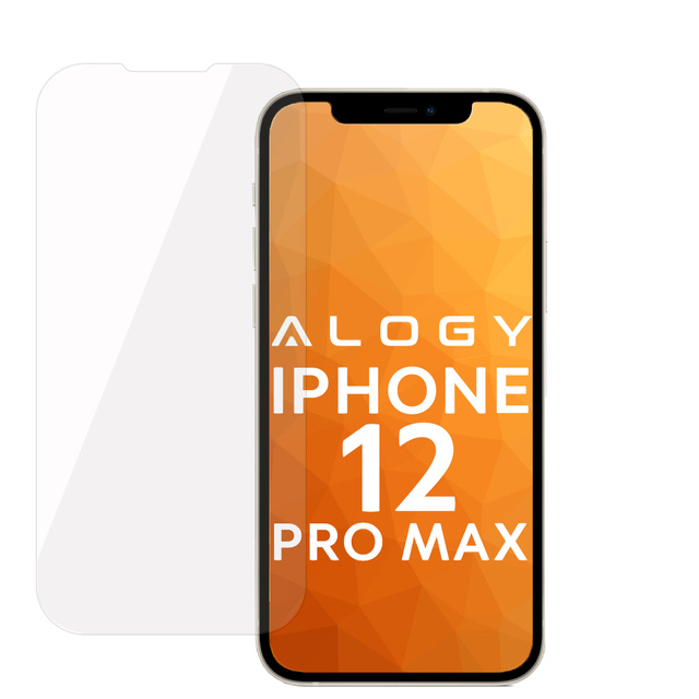 Alogy Szkło hartowane do telefonu na ekran do Apple iPhone 12 Pro Max
