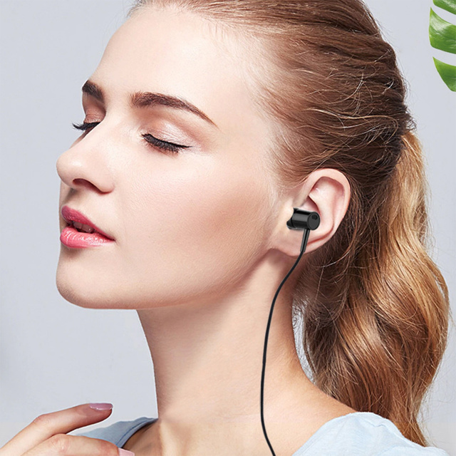 Alogy In-Ear Earphones Stereo Słuchawki przewodowe ze złączem miniJack Czarne