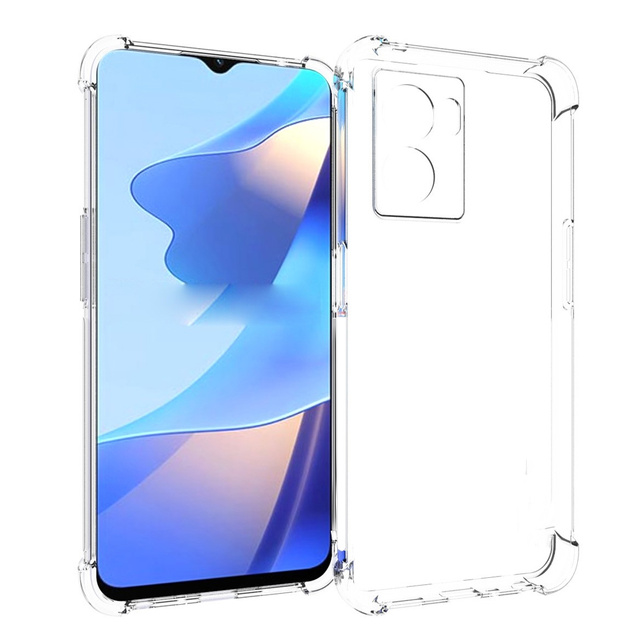 Alogy Etui pancerne na telefon ShockProof do Oppo A57 5G 2022 Przezroczyste
