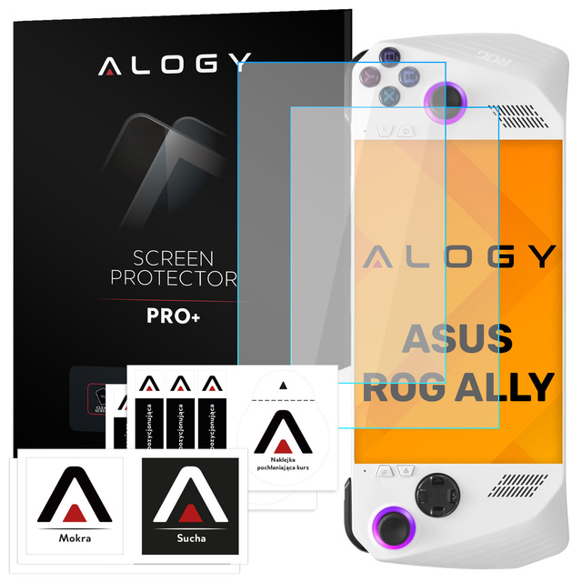Alogy Screen Protector Pro+ 2-Pack Szkło hartowane 9H do Asus Rog Ally