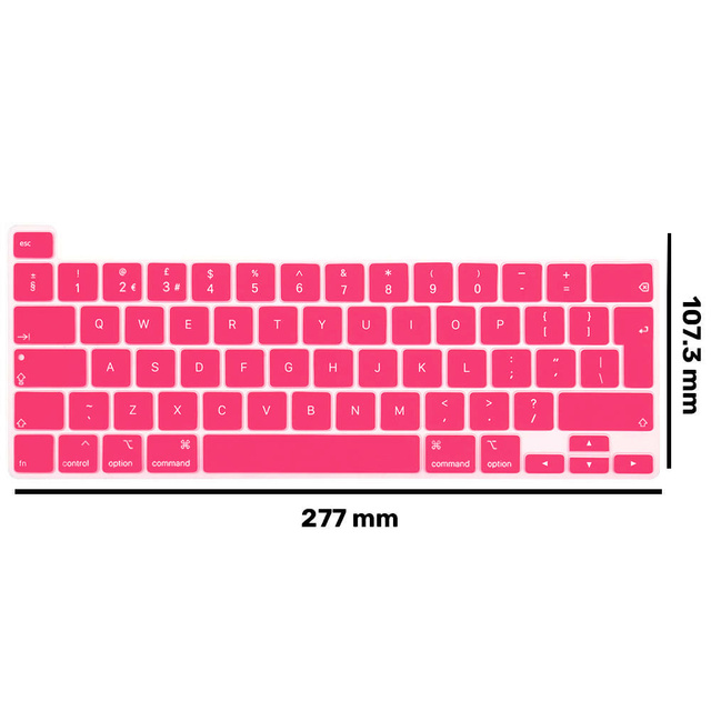 Alogy Nakładka ochronna silikonowa na klawiaturę do Apple Macbook Pro 16/Pro 13 A2141/A2251/A2289/A2338 Czarna