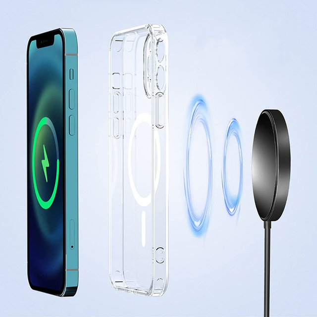Alogy Ładowarka indukcyjna Qi do iPhone 12 magnetyczna USB-C Type C