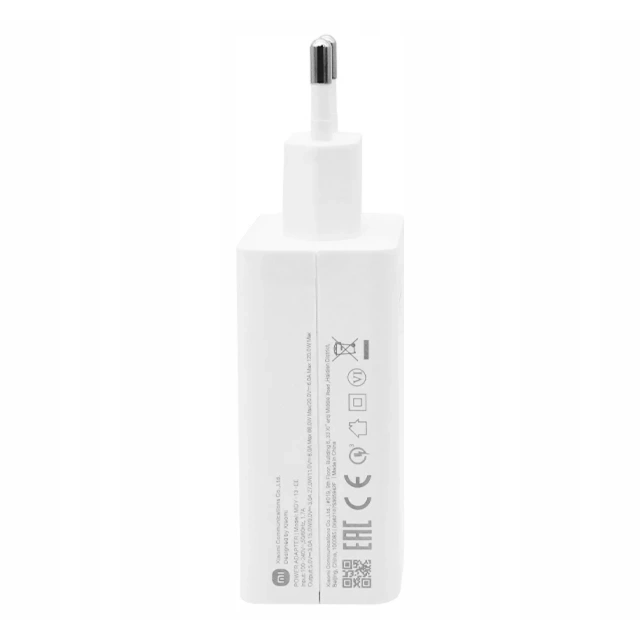 Oryginalna Ładowarka Sieciowa Xiaomi MDY-13-EE 120W Szybkie ładowanie Quick Charge QC 3.0 Biała