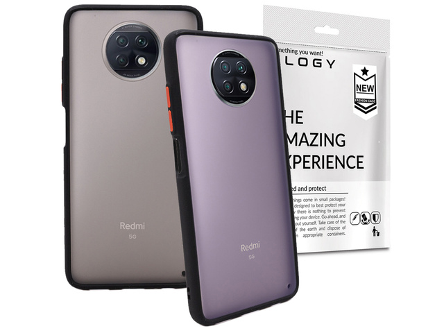 Alogy Etui obudowa bumper case do Xiaomi Redmi Note 9T Czarne