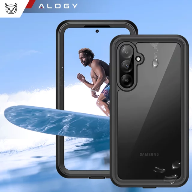 Etui Wodoodporne do Samsung Galaxy A36 5G / A56 5G Alogy HydroArmor™ IP68 Case z przezroczystym tyłem Pancerna obudowa 360
