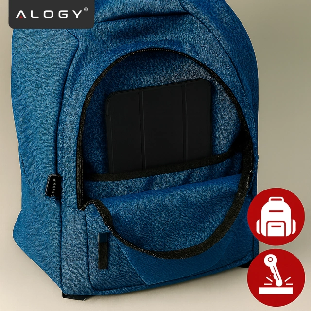 Etui do Apple iPad 11gen. 11" 2025 / 10gen. 10.9" 2022 Ochronne Hybrydowe z Miejscem na Rysik, Składana Okładka, Funkcja Podstawki, Alogy HybridBook™ Case  – Czarne