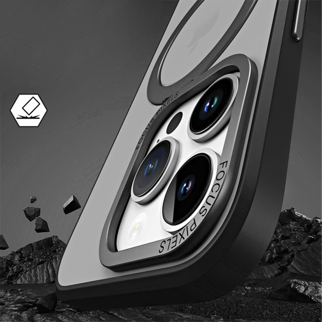 Etui na telefon Alogy Stand Ring Case obudowa ochronna do MagSafe do Apple iPhone 14 Pro Czarne