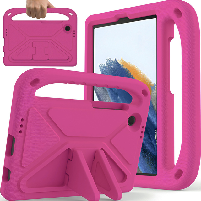 Etui do Samsung Galaxy Tab A9 2023 8.7" X110 / X115 dla dzieci na tablet Alogy Kids Case with Holder Różowe